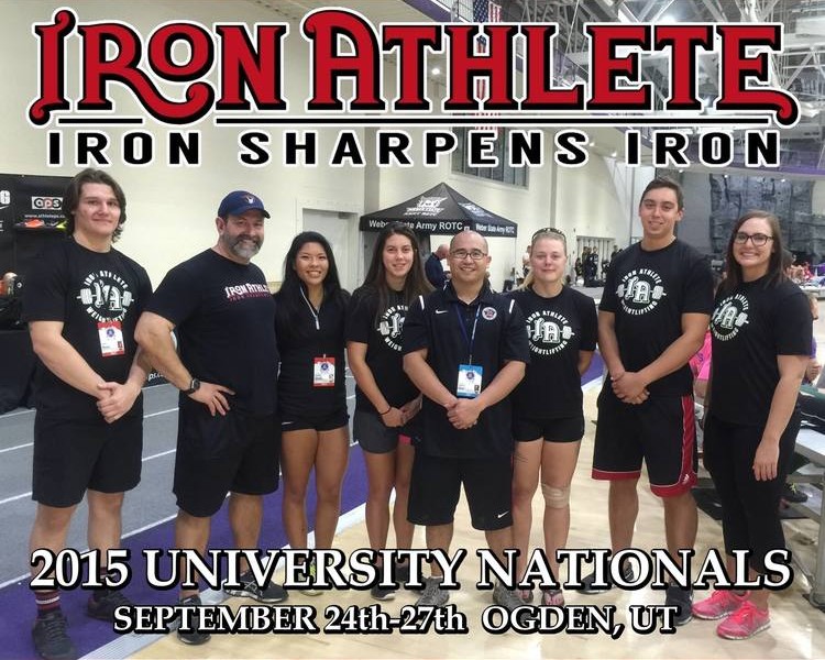 Iron Athlete at the 2015 National University Weightlifting Championships