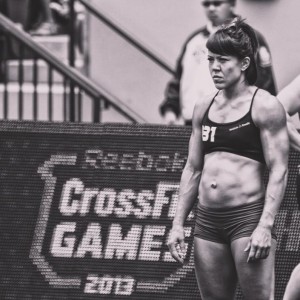 CrossFit competitor and gymnastics coach Tiffany Hendrickson competing at the CrossFit Games