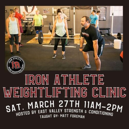 IA Weightlifting Clinic Taught by Matt Foreman
